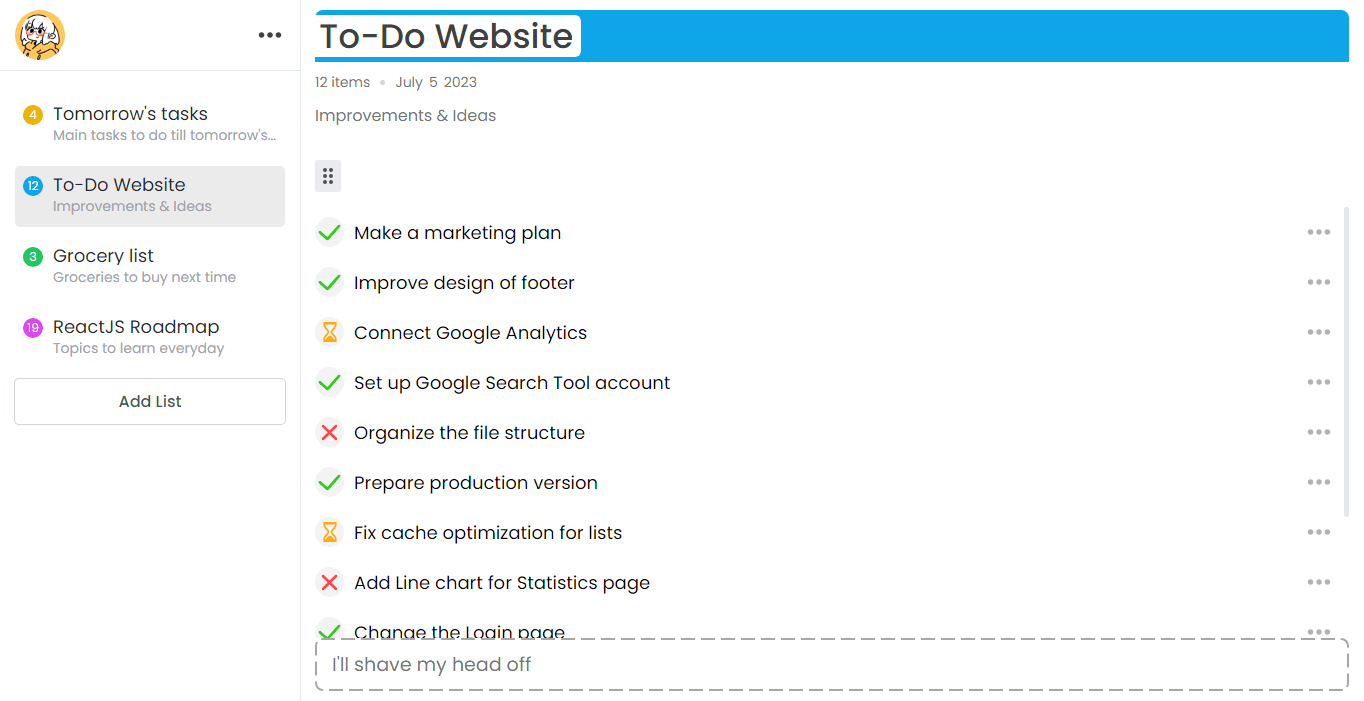 To-Do Website